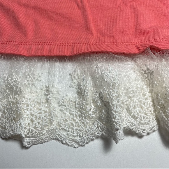 NWOT 2pc coral top with butterfly print and matching leggings Size 3T - Picture 4 of 5